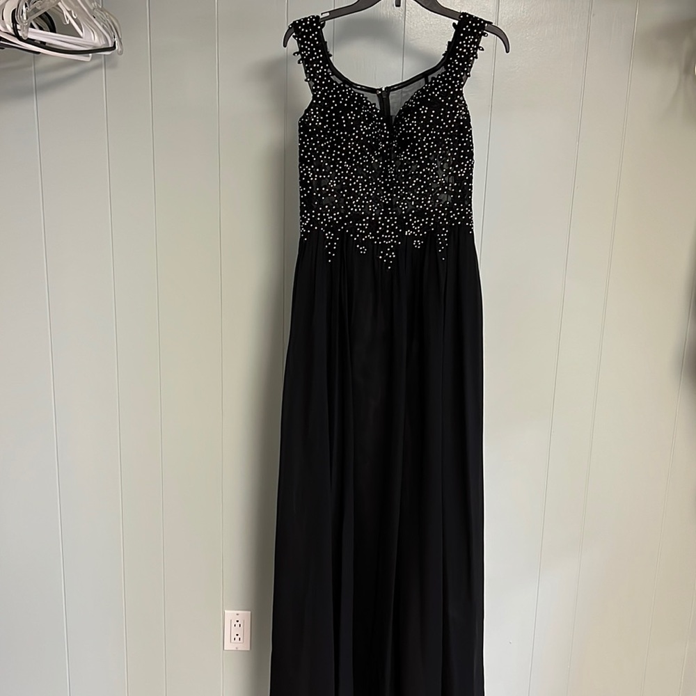 Black formal dress